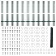 Ограда и колче Зелен 1,2 x 100 m Стомана