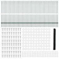 Ограда и колче Зелен 1,4 x 100 m Стомана