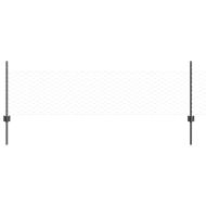 Ограда и колче Сив 0,5 x 10 м Стомана