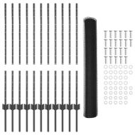 Ограда и колче Сив 1 x 25 m Стомана