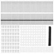 Ограда и колче Сив 1 x 100 m Стомана