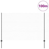 Ограда и колче Сив 1,5 x 100 м Стомана
