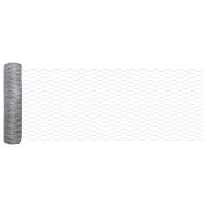 Ограда и колче Сребрист 0,8 x 10 m Стомана