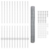 Ограда и колче Сребрист 1 x 25 m Стомана
