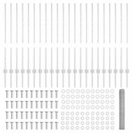 Ограда и колче Сребрист 1 x 50 m Стомана