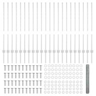 Ограда и колче Сребрист 1 x 50 m Стомана
