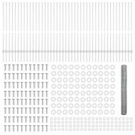 Ограда и колче Сребрист 1,2 x 100 m Стомана