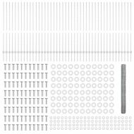 Ограда и колче Сребрист 1,4 x 100 m Стомана
