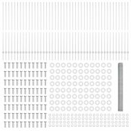 Ограда и колче Сребрист 1,5 x 100 м Стомана