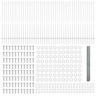 Ограда и колче Сребрист 1,6 x 100 m Стомана