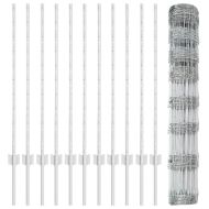 Ограда и колче Сребрист 1 x 25 m Стомана