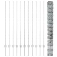 Ограда и колче Сребрист 1,4 x 25 m Стомана