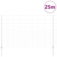 Ограда и колче Сребрист 1,5 x 25 m Стомана