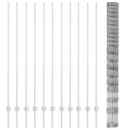 Ограда и колче Сребрист 1,6 x 25 m Стомана