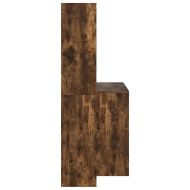 Бюро с рафт Димян дъб 138,5 x 55 x 143 см Инженерно дърво