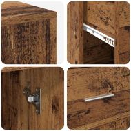 Ъглово бюро с чекмедже Старо дърво 102 x 88 x 75 см