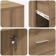 Ъглово бюро с чекмедже Дъб 102 x 88 x 75 см