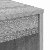 Бюро с чекмедже 2 pcs Сив Сонома