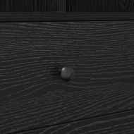 Бюро с чекмедже 2 pcs Черния дъб