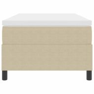 Легло с пружинирана основа Светлосив и бял 90 x 200 cm