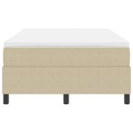 Легло с пружинирана основа Светлосив и бял 120 x 200 cm