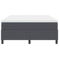 Легло с пружинирана основа Тъмен сив и бял 140 x 200 cm