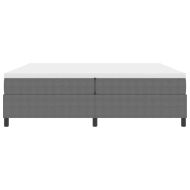 Легло с пружинирана основа Светлосив и бял 200 x 200 cm