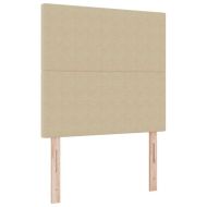 Легло с пружинирана основа Светлосив и бял 203 x 120 x 128 см