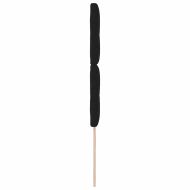 Облегалка за глава с таблото Черно 100 cm Изкуствена