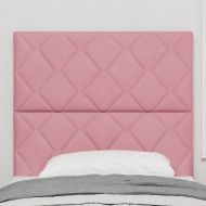 Облегалка за глава с таблото Розово 100 cm Кадифе