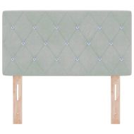 LED глава С LED лентисти светлини Светлосиво 80 cm Полиестер