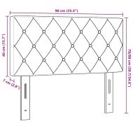 LED глава С LED лентисти светлини Светлосиво 90 cm Полиестер
