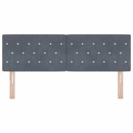 LED глава С LED лентисти светлини Тъмен сив 160 cm Полиестер