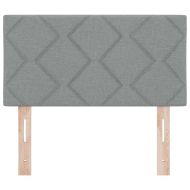 Облегалка за глава с таблото Светлосиво 80 cm текстил