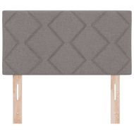 Облегалка за глава С LED лентисти светлини Таупе 80 cm текстил