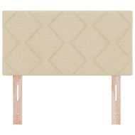 Облегалка за глава С LED лентисти светлини Крем 80 cm текстил