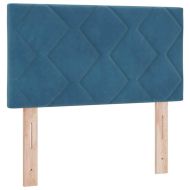 LED табла С LED лентисти светлини Тъмносиньо 80 cm Кадифе