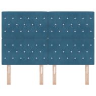 LED глава С LED лентисти светлини Тъмен син 160 cm Полиестер