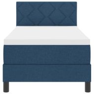 Легло с пружинирана основа с матрак Синьо 80 x 200 cm текстил