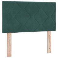 Легло тип Box Spring с матрак тъмно сиво 80x200 см кадифе