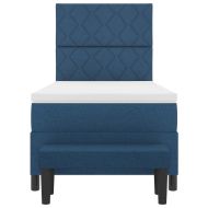 Легло с пружинирана основа с матрак Синьо 100 x 200 cm