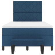 Легло с пружинирана основа с матрак Синьо 120 x 190 cm