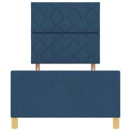 Рамка за легло с таблото Синьо 100 x 200 cm текстил