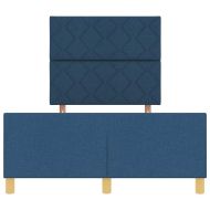 Рамка за легло с таблото Синьо 120 x 200 cm текстил