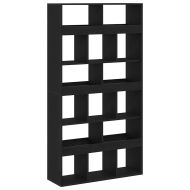 Шкаф за книги Черен дъб 100 x 33 x 187.5 см Инженерно дърво