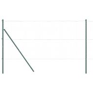 Стълб за ограда. Друг 52 pcs Зелен 3,2 x 3,2 x 210 см Стомана