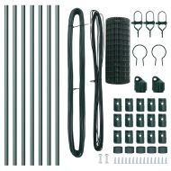 Оградa с колчета Зелен 0.6 x 10 м Стомана