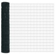 Оградa с колчета Зелен 1.6 x 10 m Стомана