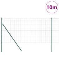 Ограда с пост Зелен 1,4 x 10 m Стомана и PVC