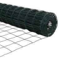Ограда с пост Зелен 1,4 x 10 m Стомана и PVC